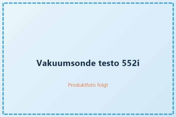 Kabellose Bluetooth-Vakuumsonde testo 552i