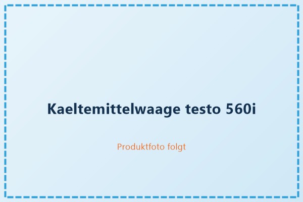 Digitale Kältemittelwaage testo 560i mit Bluetooth